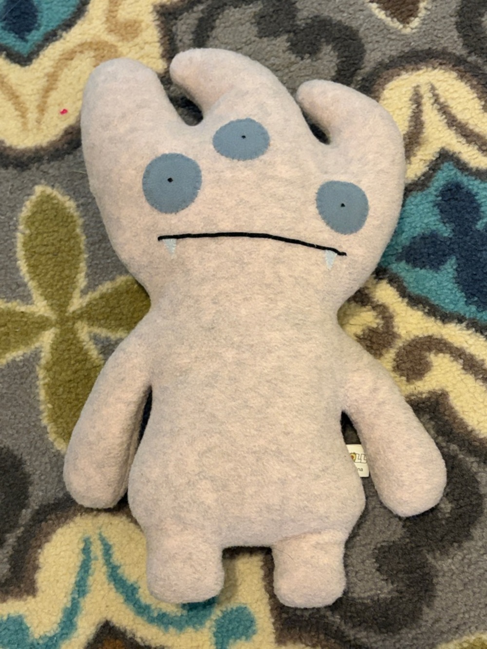 Uglydoll Plush Monster Soft Toy - Light Pink
